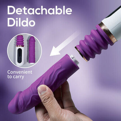 ARLIE Elektrische dildo met 5 stuwkrachtfrequenties en 8 trilfrequenties