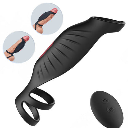 【Hot New Products】ochefficient Penis Ring door Vibratie met 9 Frequenties