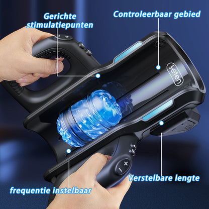 【Gratis verzending】LETEN 10 Krachtige motormasturbator met hoge snelheid en telefoonhouder