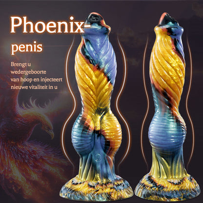 Phoenix - Telescopische vibrerende dildo van 26 cm