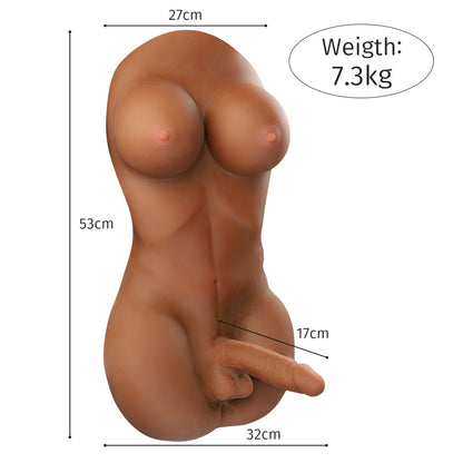 【Bella】E-CUP Grote Borst & Penis Mannelijke Shemale Love Dolls 8.5KG