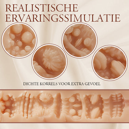 Alisa Vibrerende Realistische Masturbators met Dubbele Ingang 2.5kg